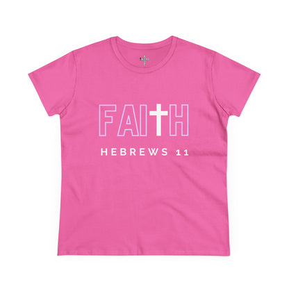 FAITH/HEBREWS 11- Women's Softstyle T-Shirt (lilac)