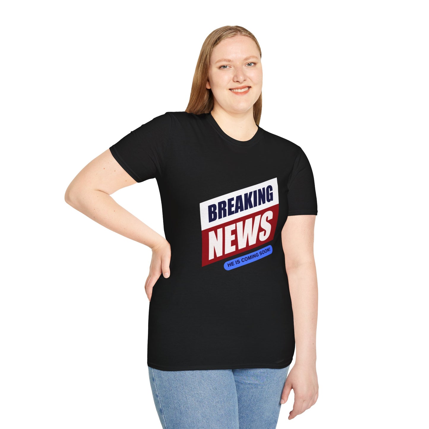 Breaking News- Unisex Softstyle T-Shirt