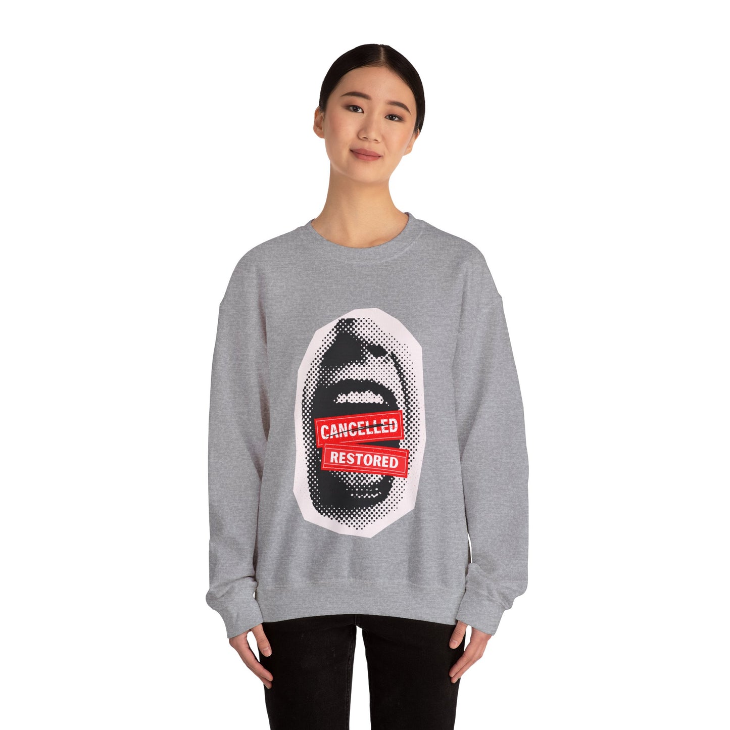 Screaming: Cancelled/Restored- Unisex Crewneck Sweatshirt