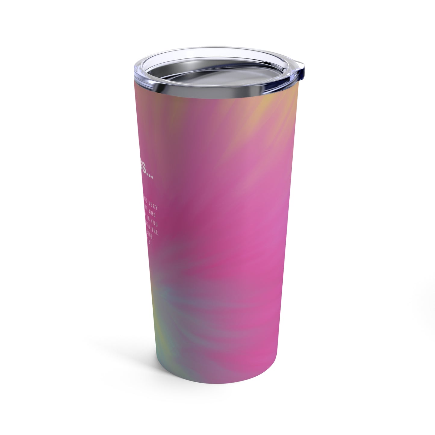 Work in Progress...-20oz Tumbler (cotton candy)