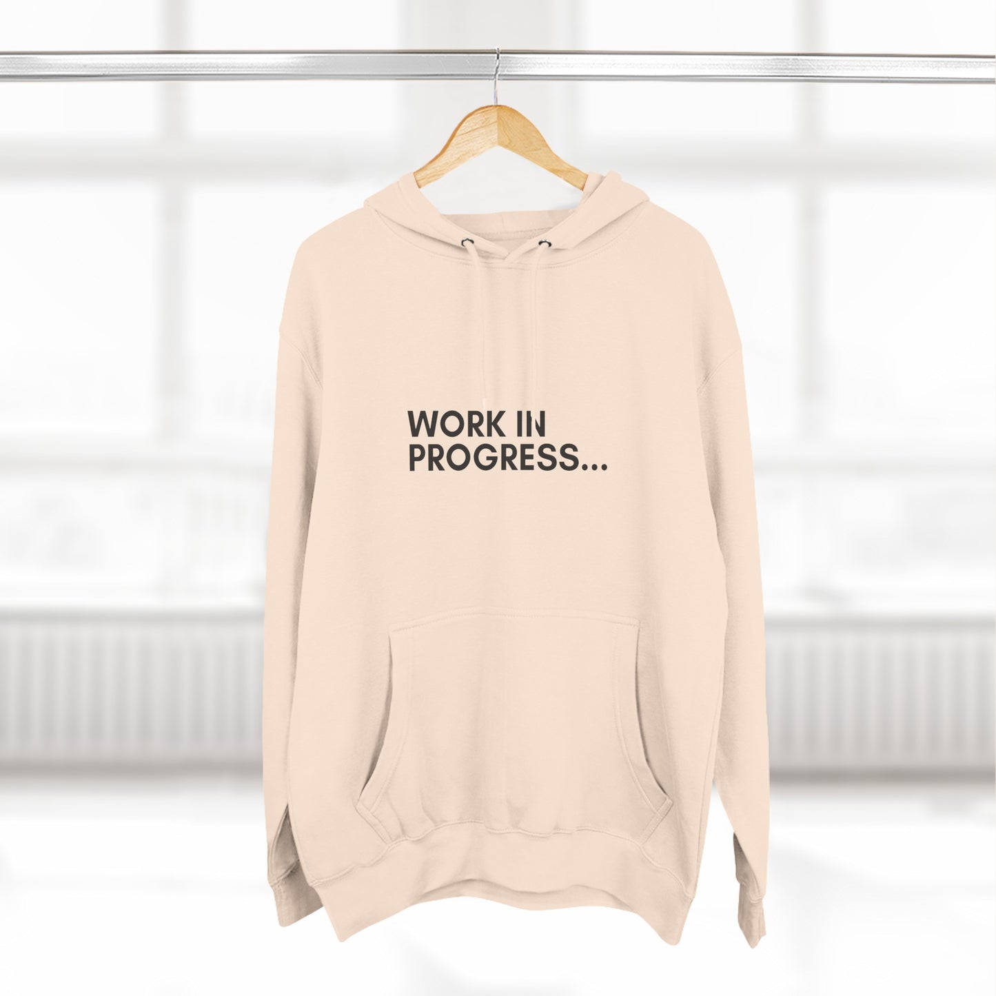 Work in Progress...- Unisex Premium Pullover Hoodie (Rose Edition)