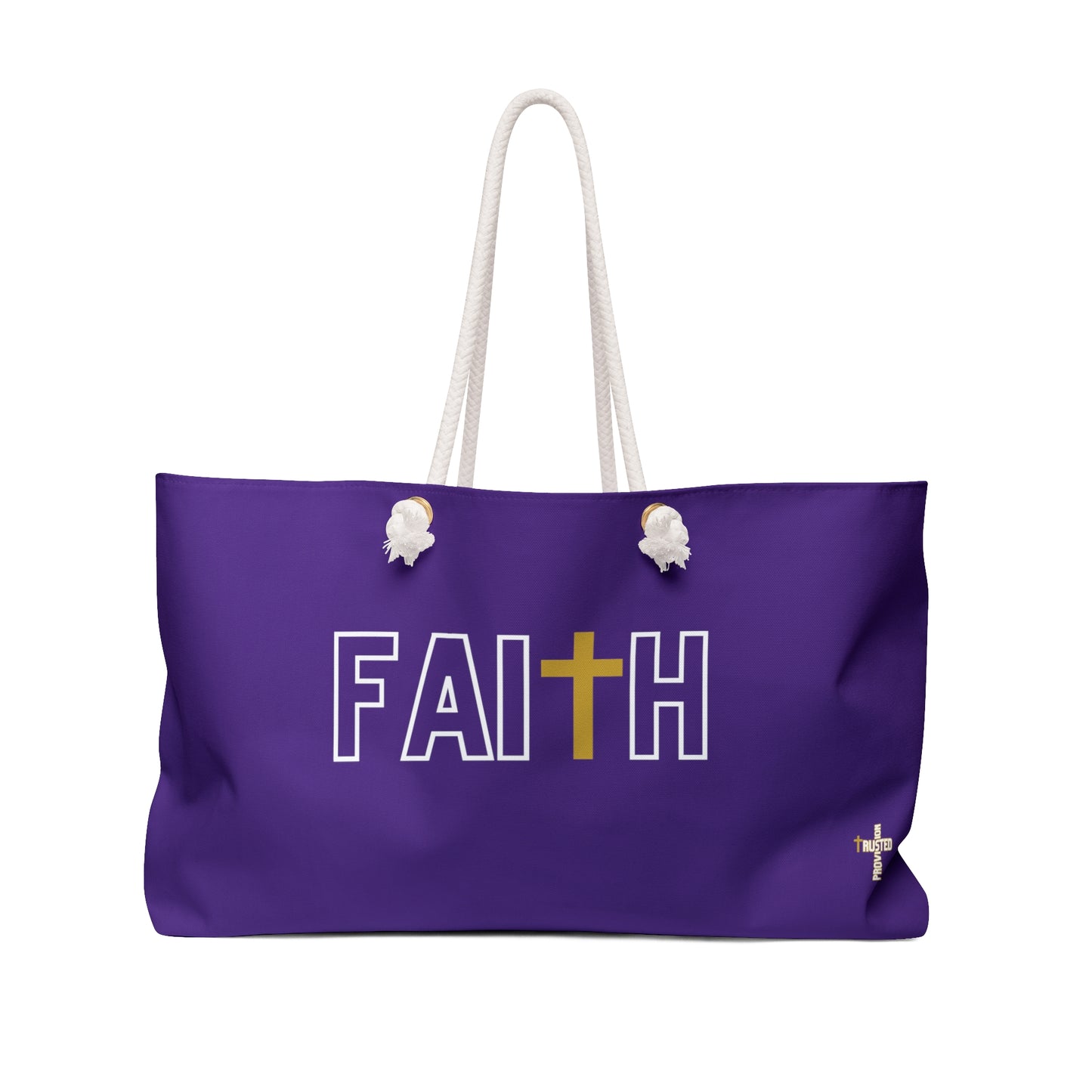 FAITH/Hebrews 11- Weekender Bag (purple)