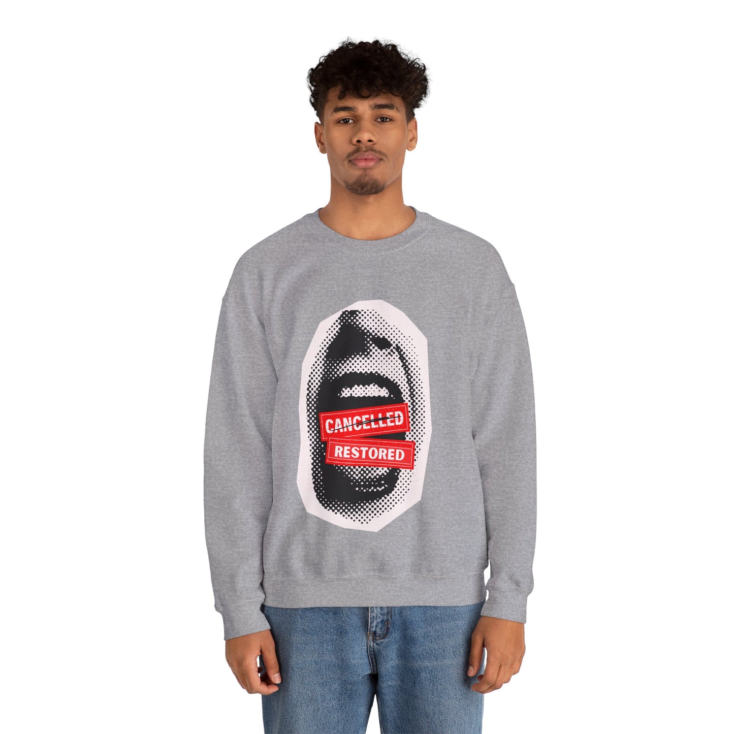 Screaming: Cancelled/Restored- Unisex Crewneck Sweatshirt