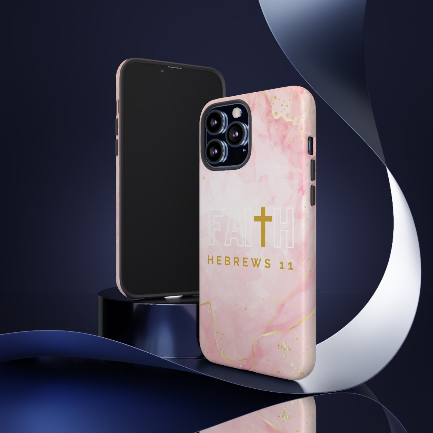 FAITH/Hebrews 11- Tough Case (pink galaxy)