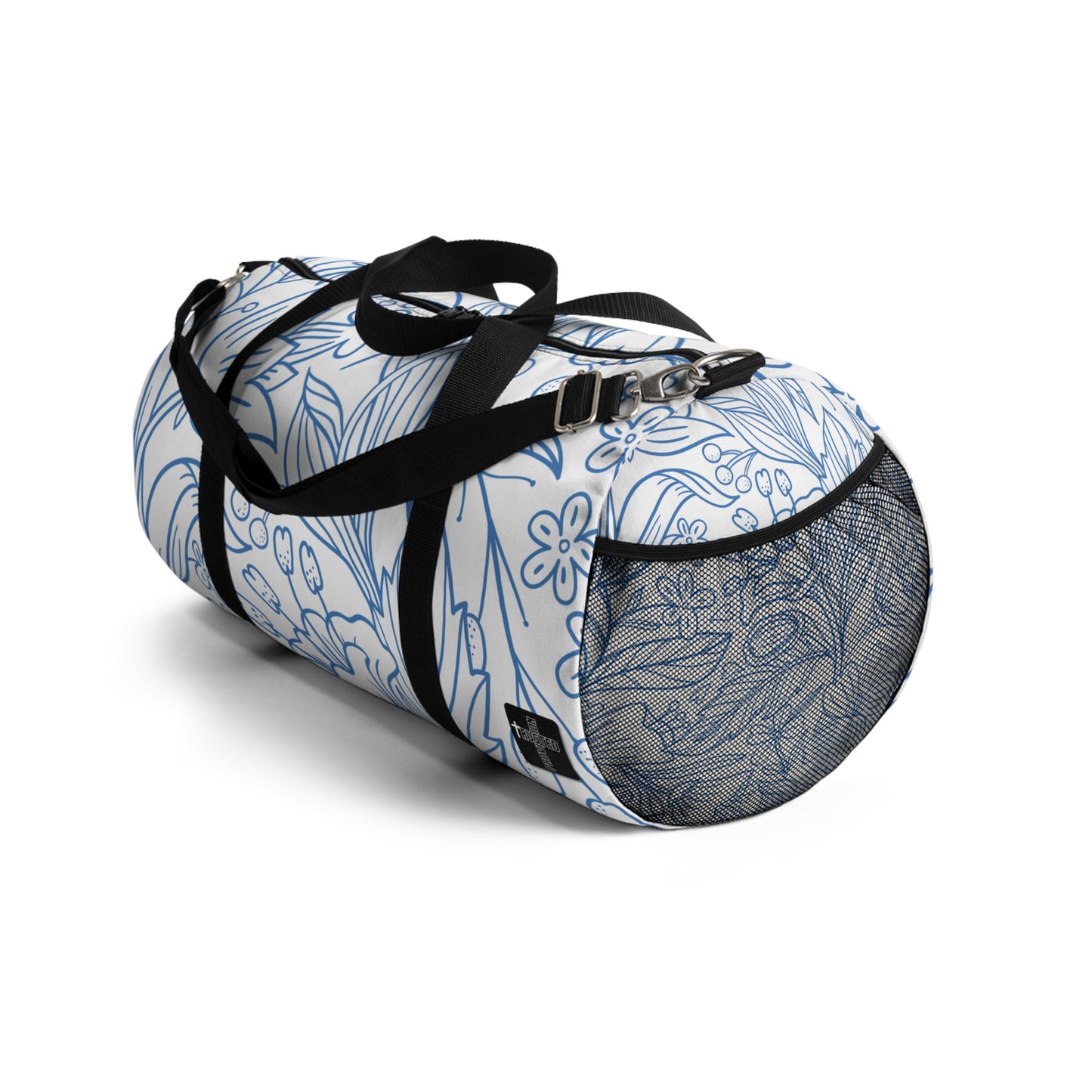 Work in Progress... - Duffel Bag (blue lillies)