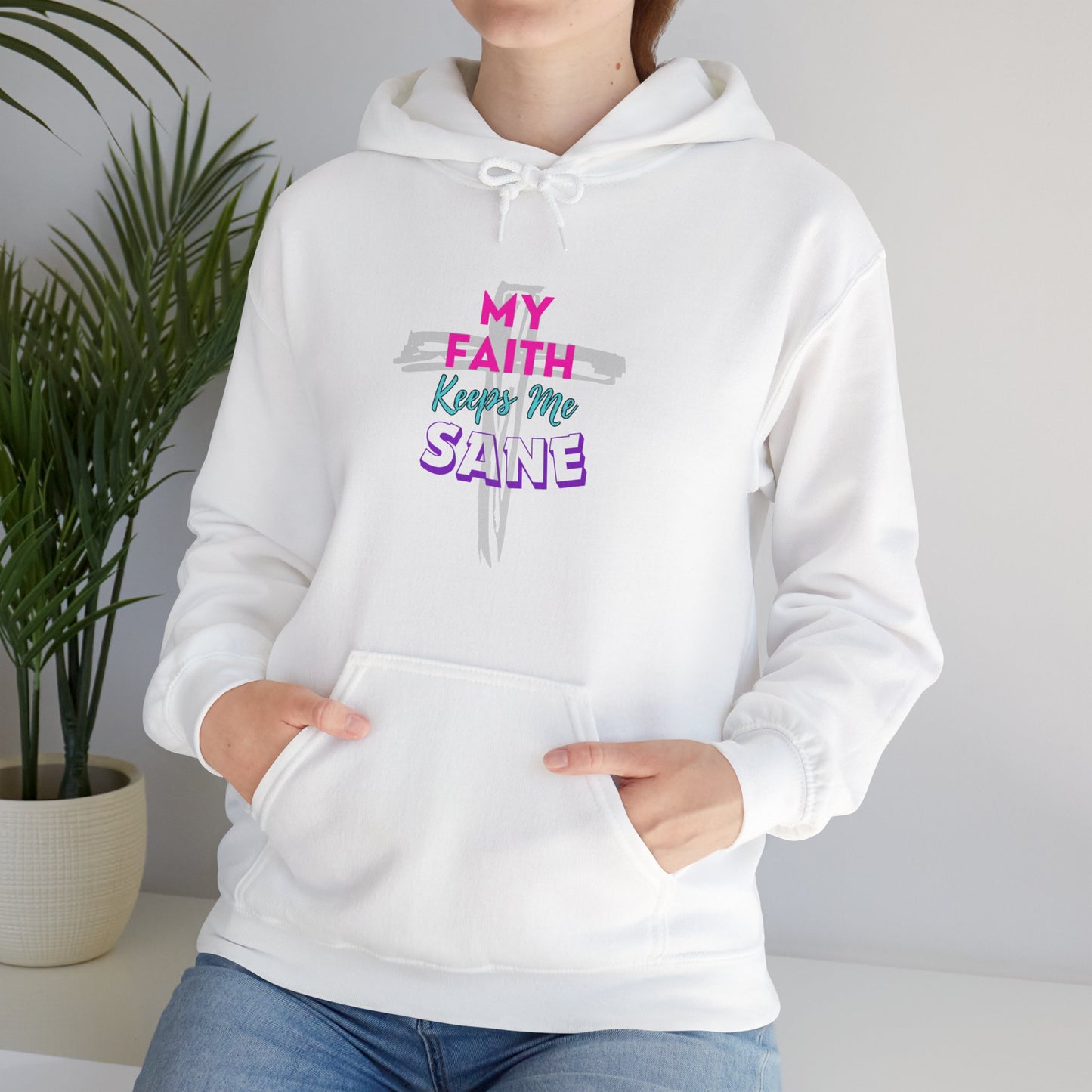 My Faith Keeps Me Sane- Women's Hoodie