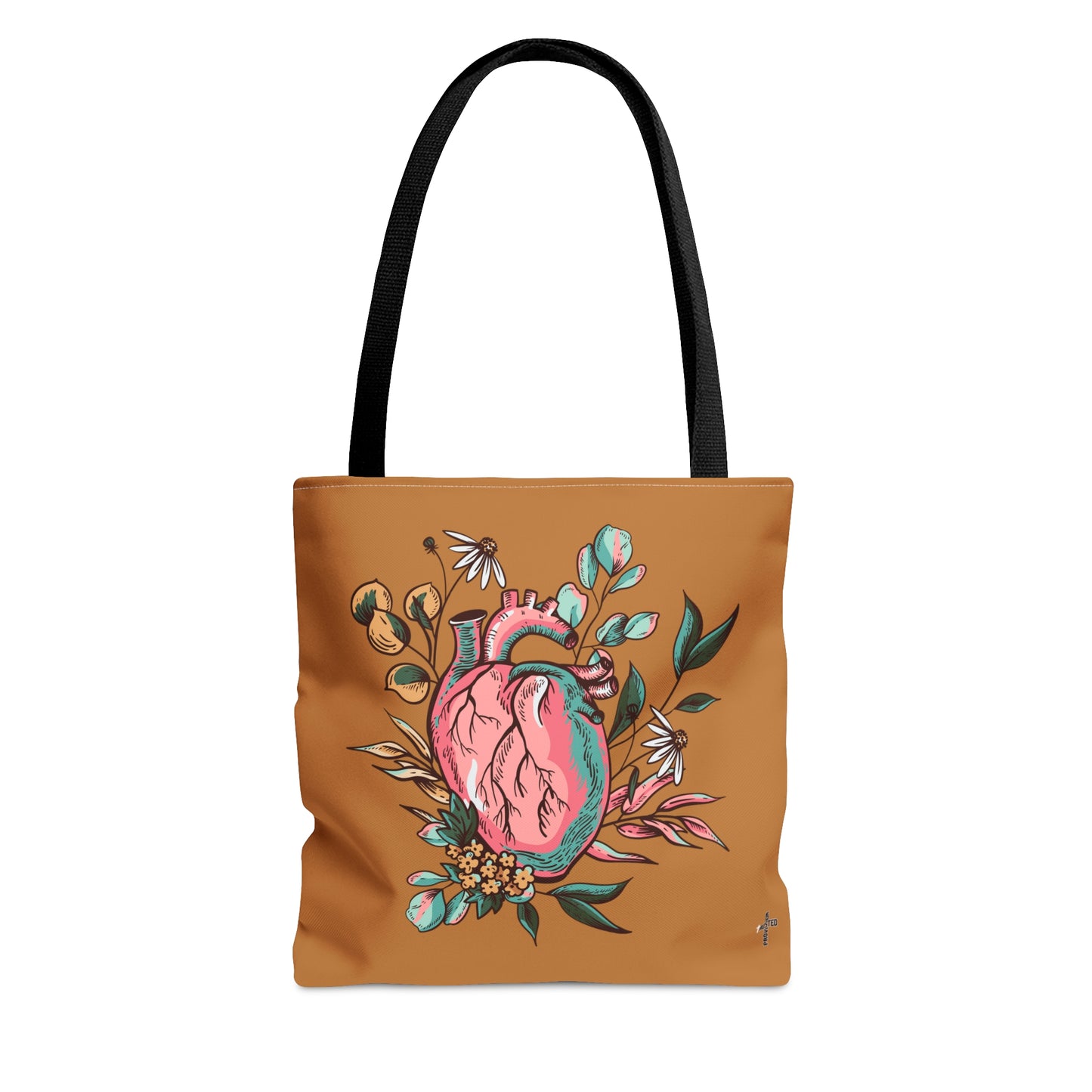 New Heart- Tote Bag (light brown)