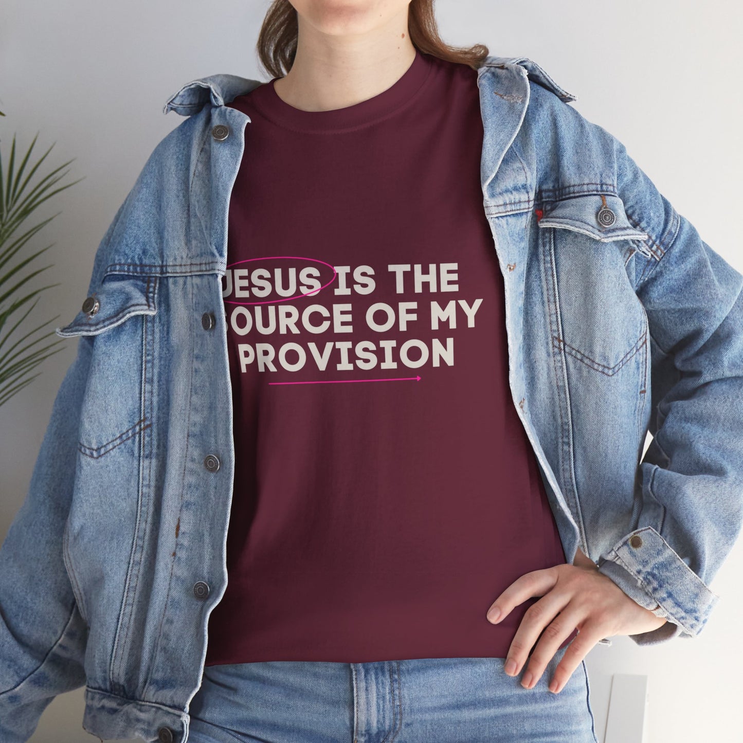 Jesus is the Source of My Provision- Unisex T-shirt