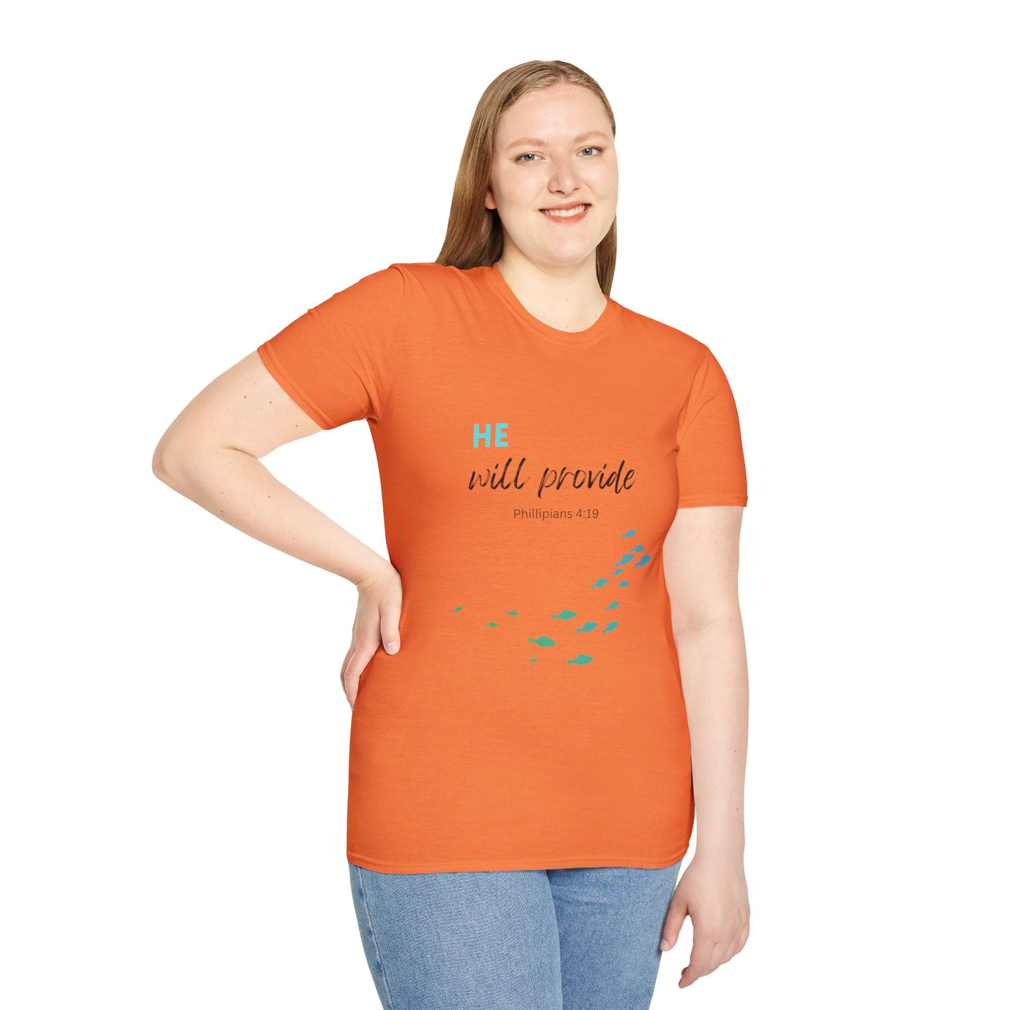 HE Will Provide- Unisex Softstyle T-Shirt