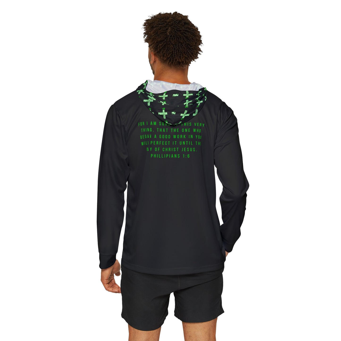 Work in Progreess...Men's Sports Warmup Hoodie (black)