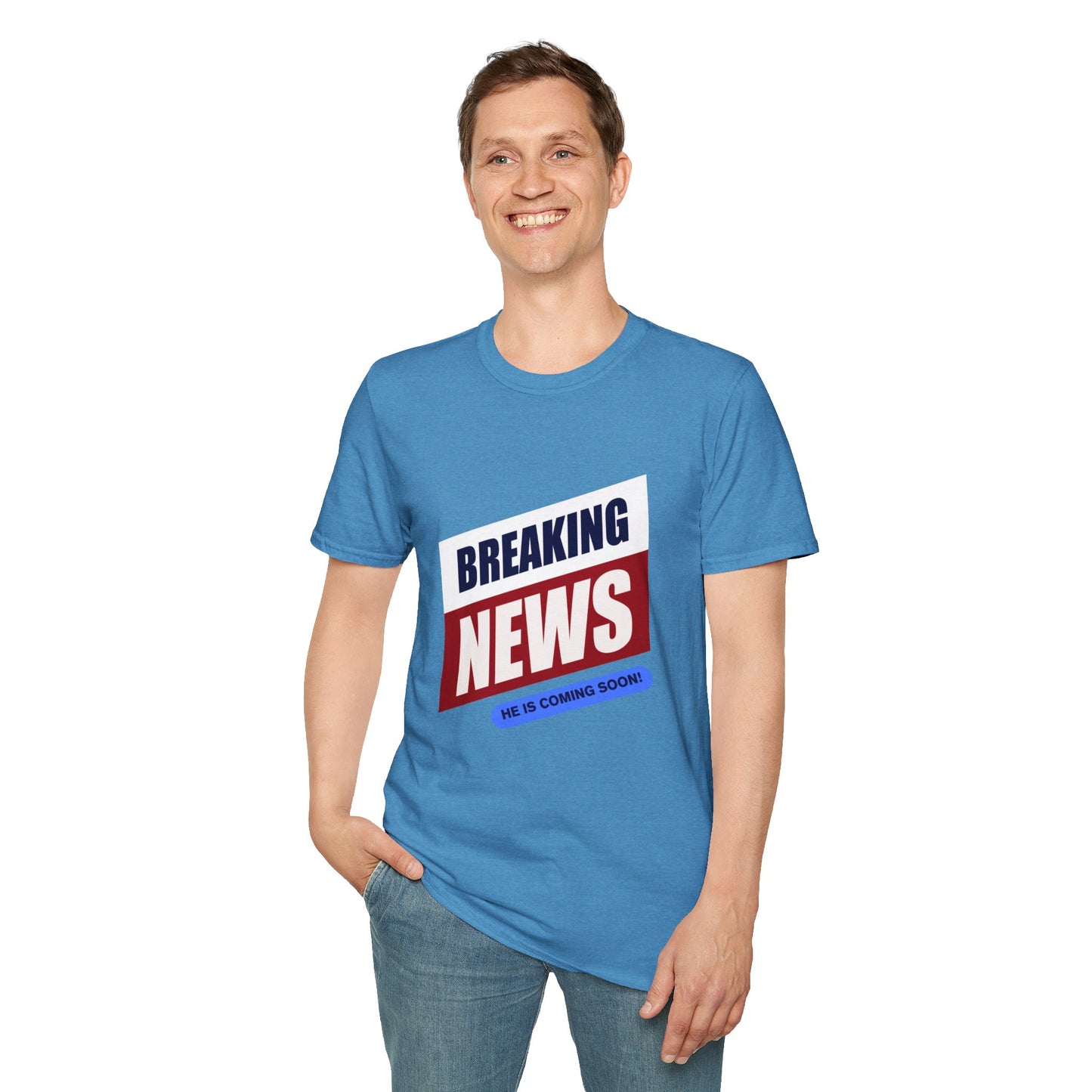 Breaking News- Unisex Softstyle T-Shirt