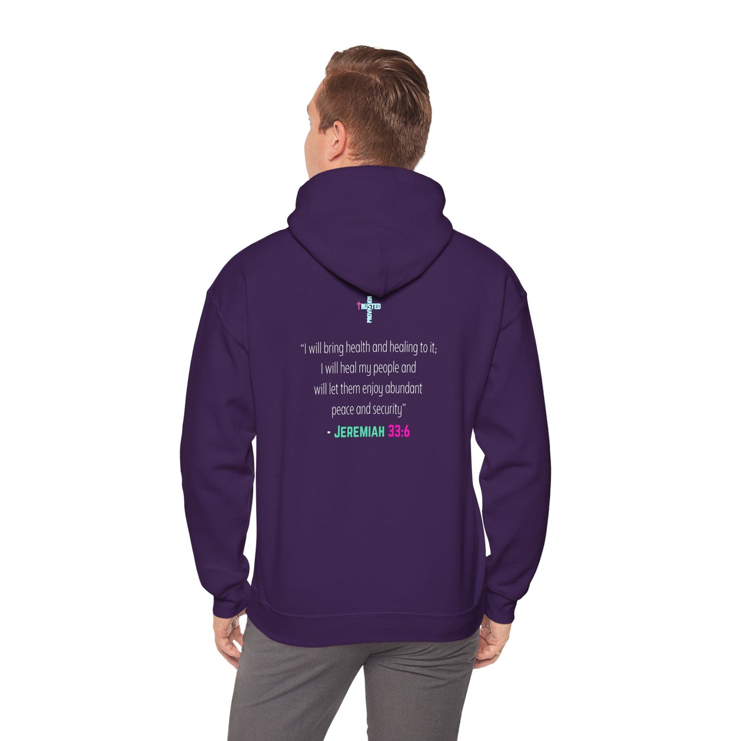 I am living proof...Jesus Heals- Unisex Hoodie