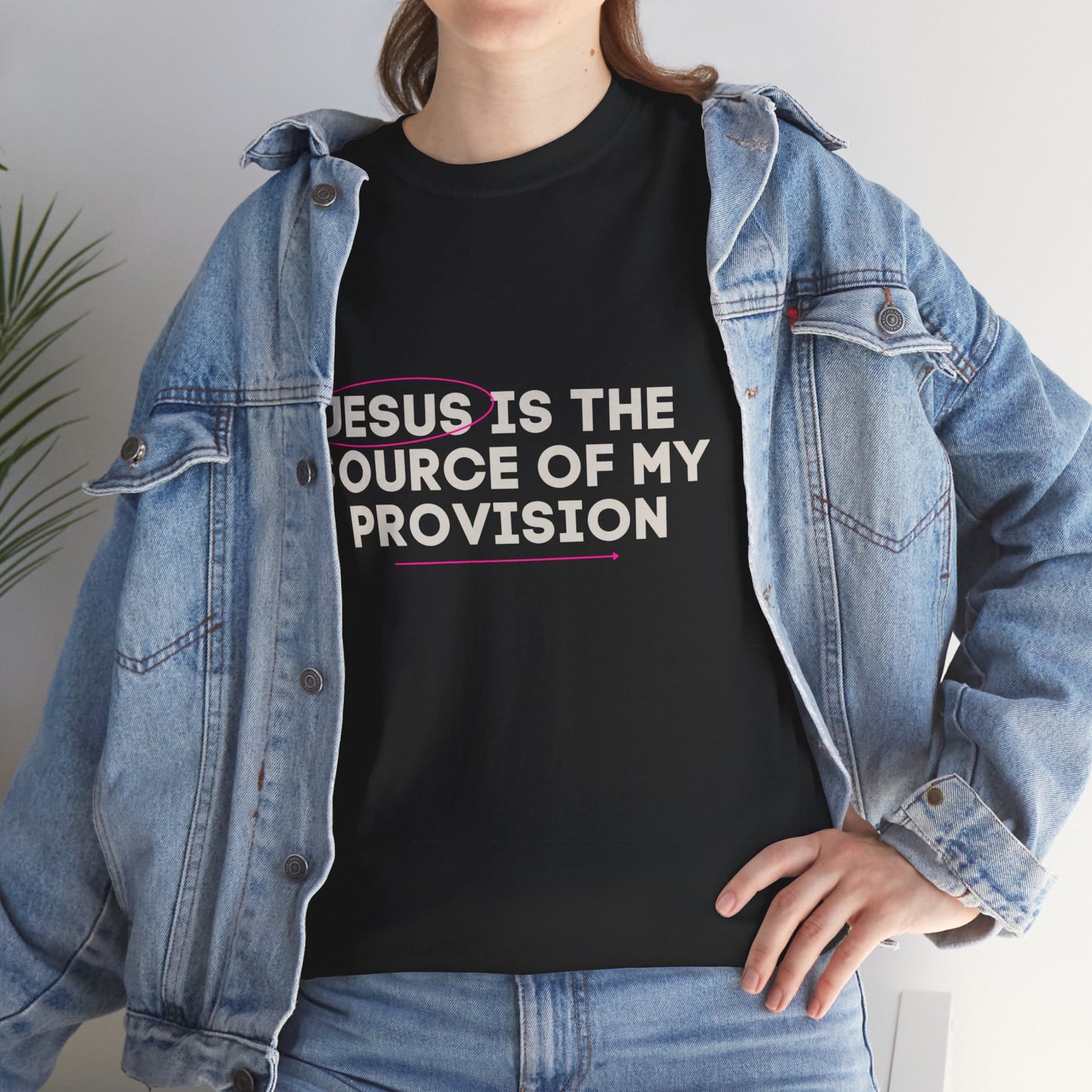 Jesus is the Source of My Provision- Unisex T-shirt