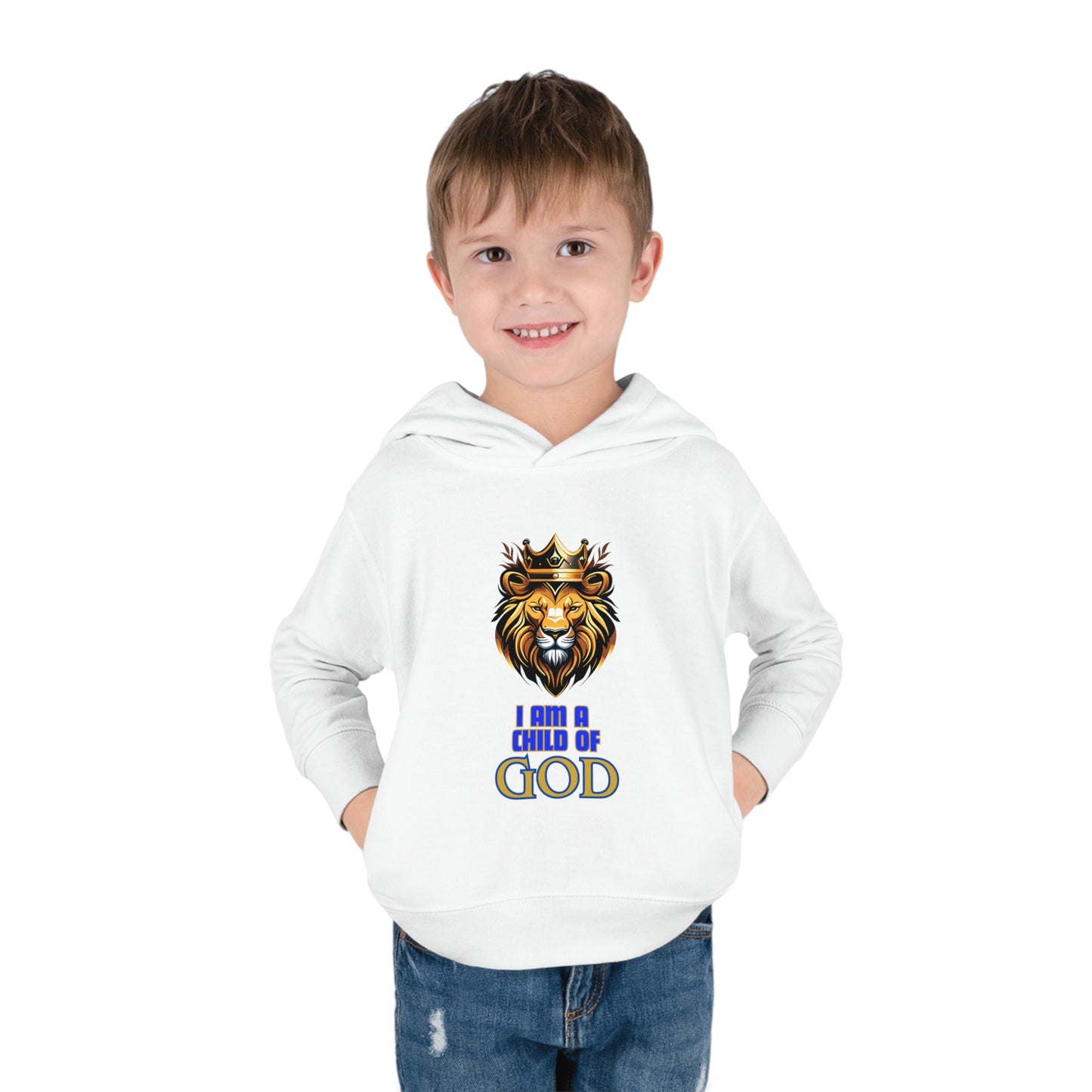 I am a child of God- Toddler Pullover Hoodie