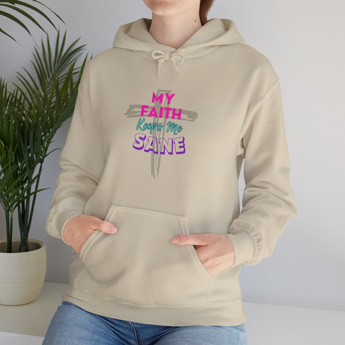 My Faith Keeps Me Sane- Women's Hoodie