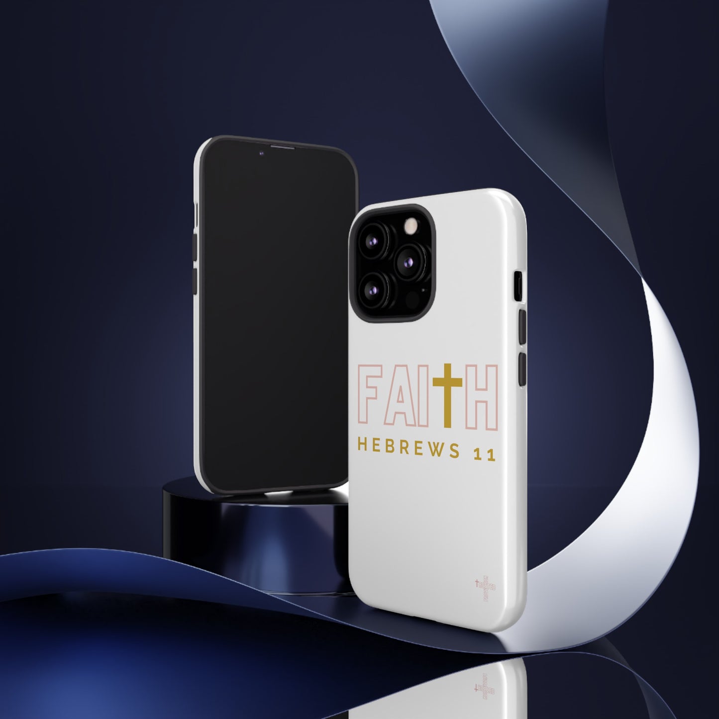 FAITH/Hebrews 11- Tough Case (white/rose/gold)