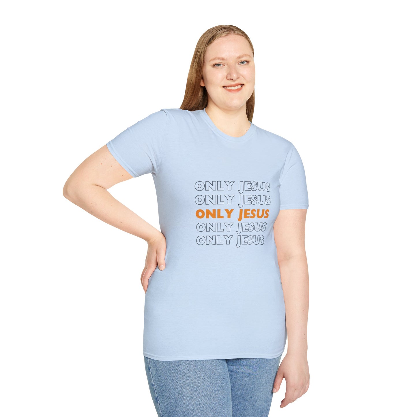 Only Jesus- Unisex Softstyle T-Shirt