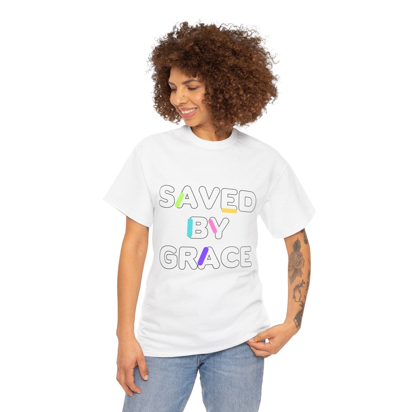 Saved by Grace- Women's T-shirt