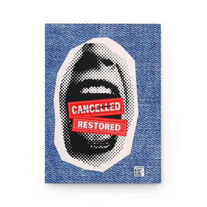 Screaming: Cancelled/Restored- Hardcover Journal (jeans)