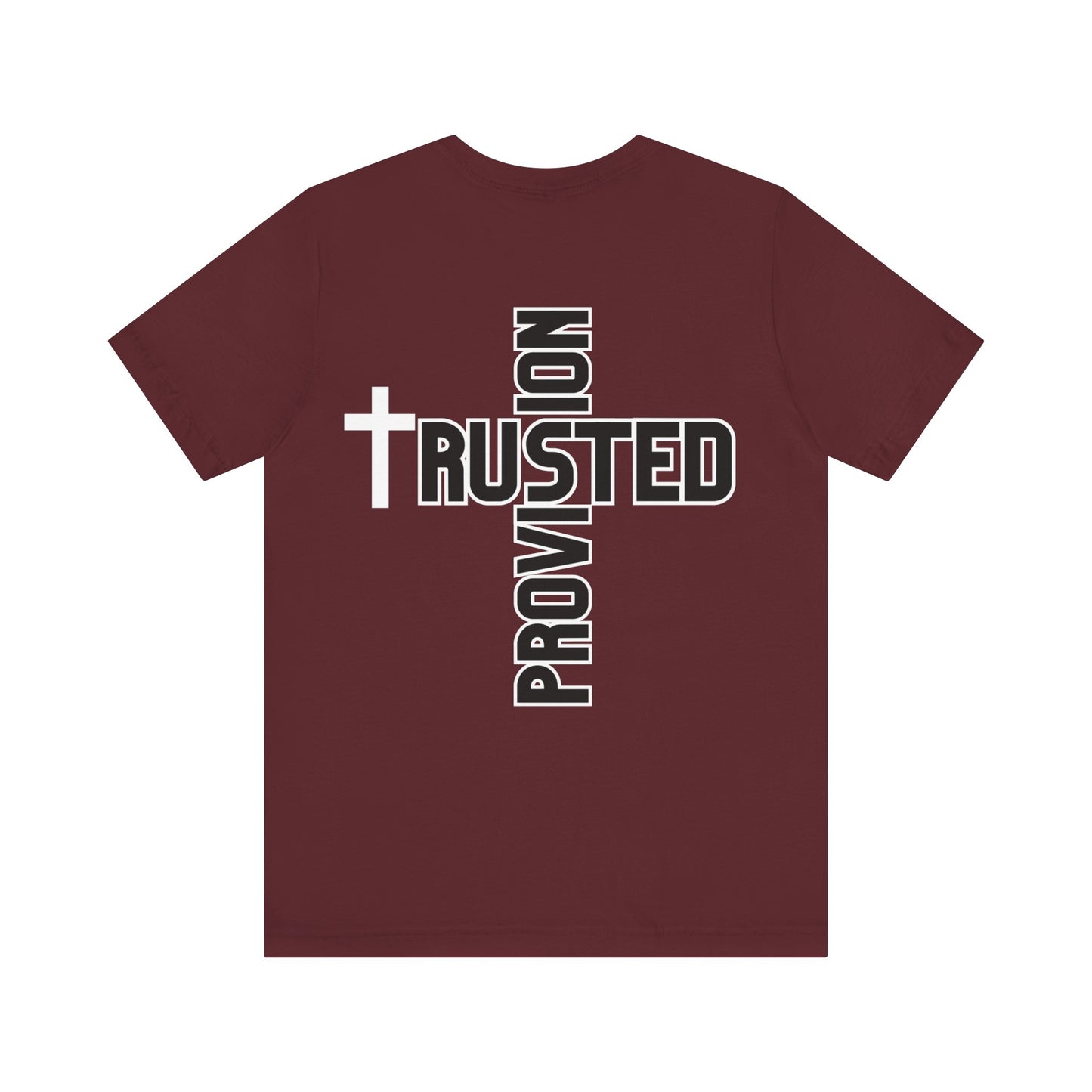 Trusted Provision- Unisex T-shirt (black/white logo)