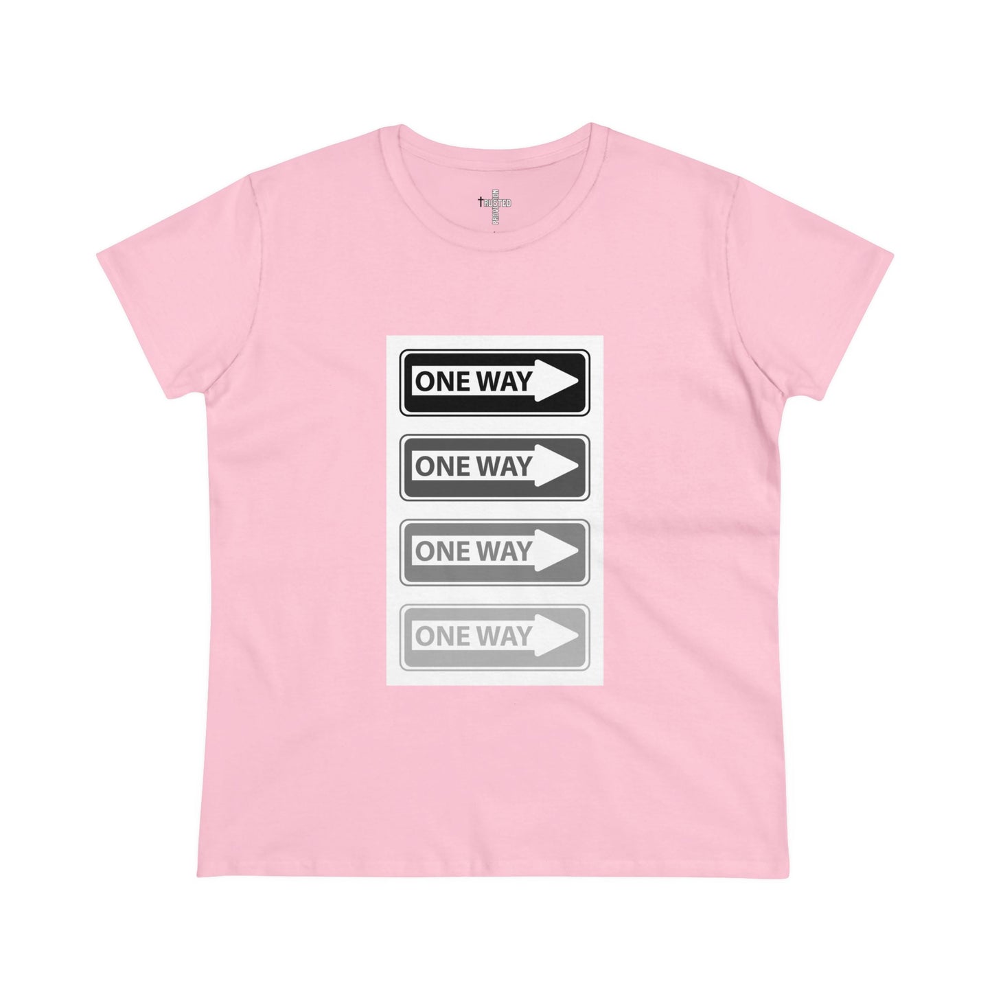 One Way- Women's Midweight Cotton Tee