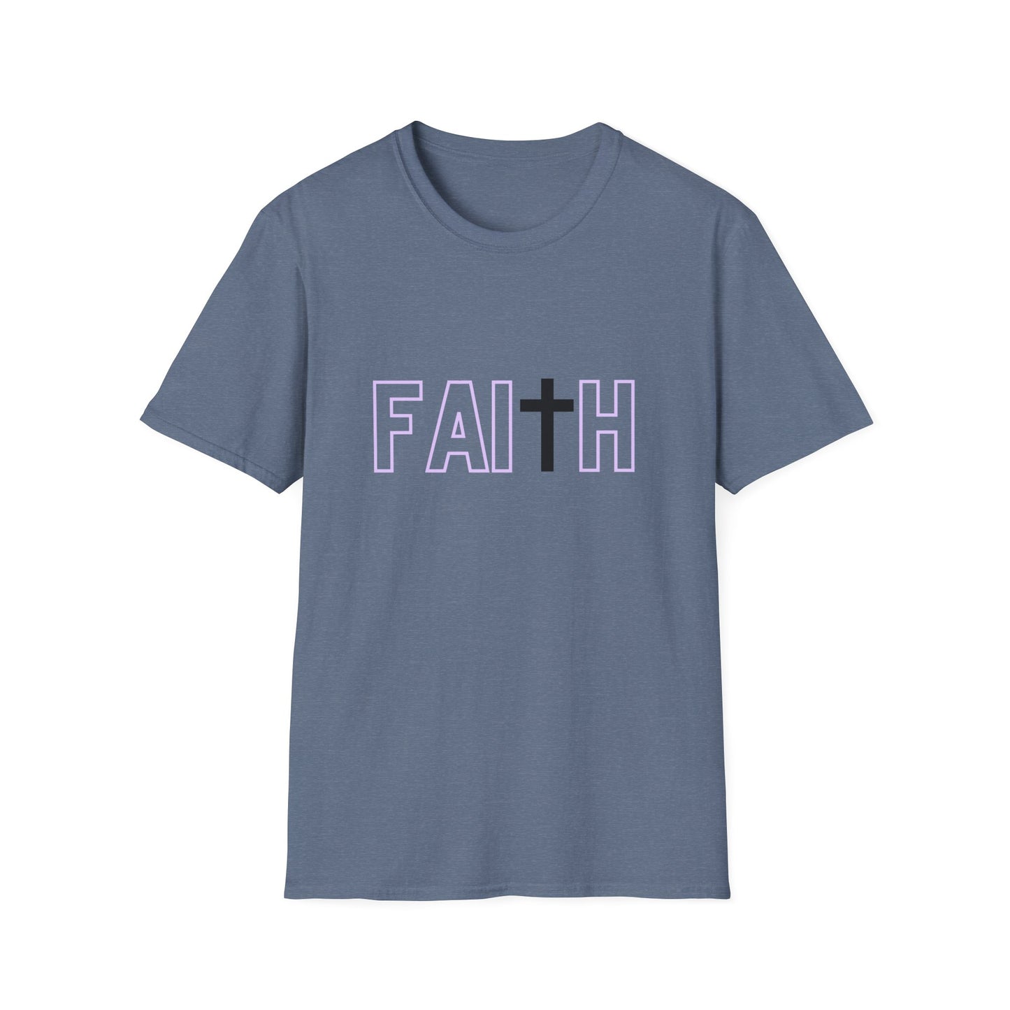 Faith- Unisex Softstyle T-Shirt (lilac)