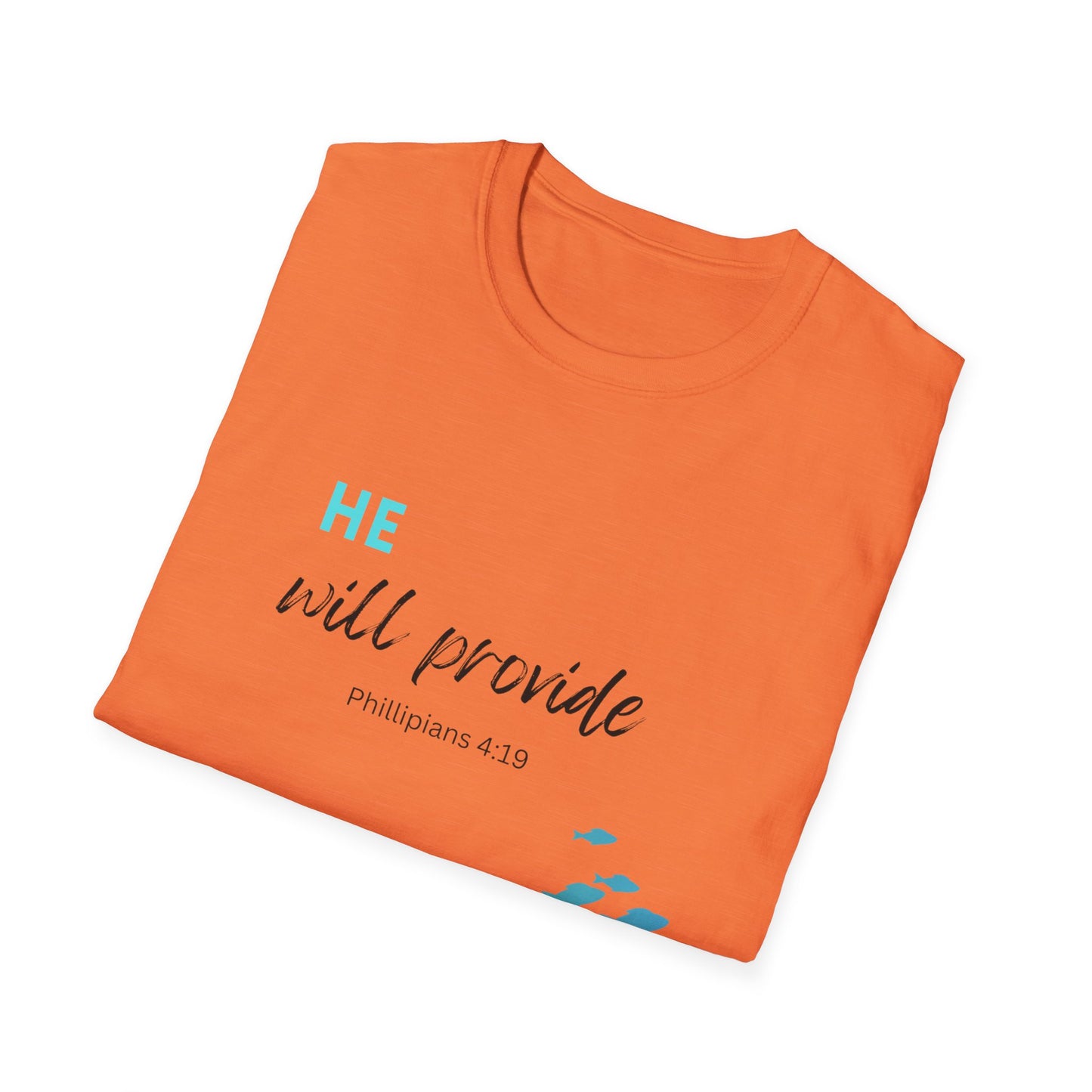 HE Will Provide- Unisex Softstyle T-Shirt