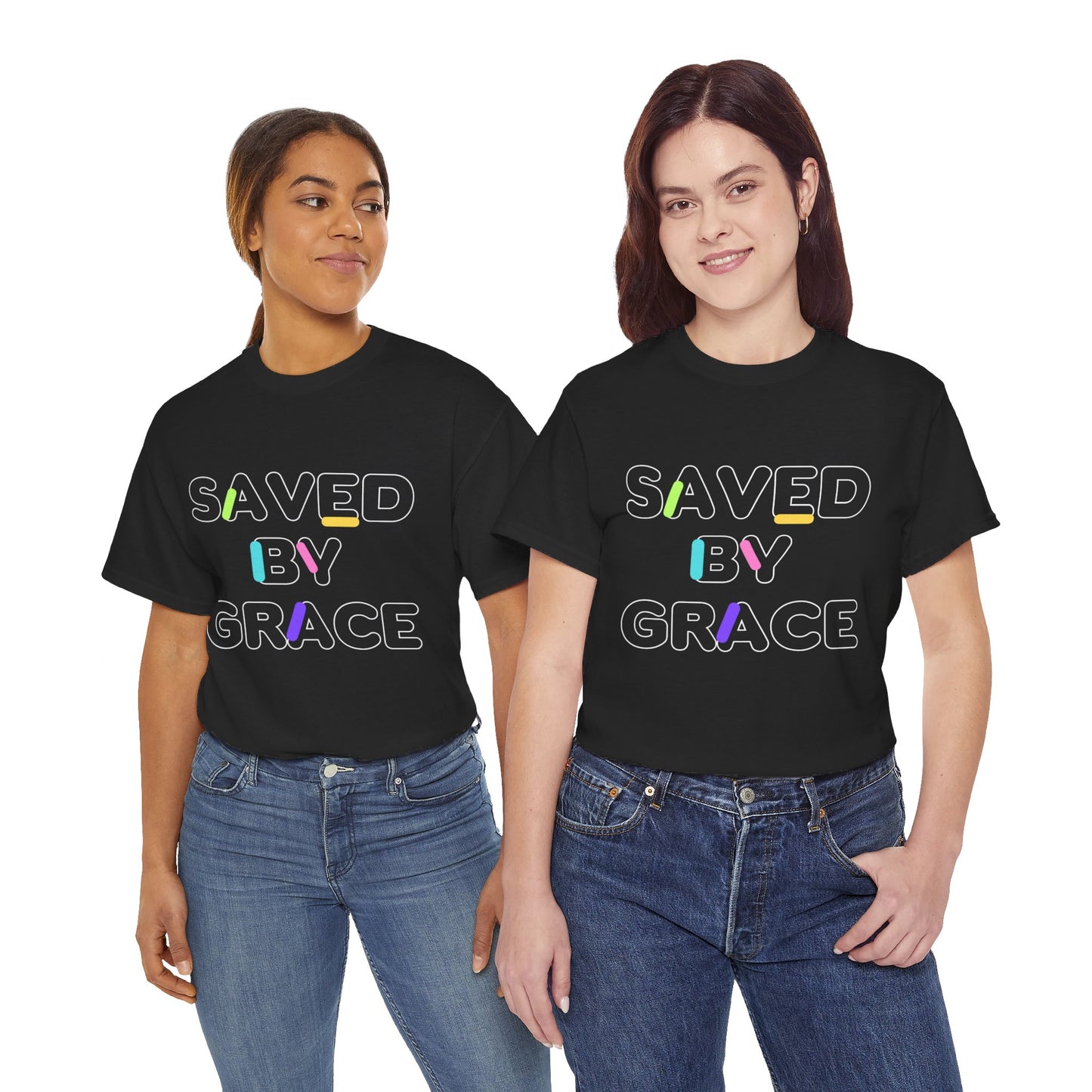 Saved by Grace- Women's T-shirt