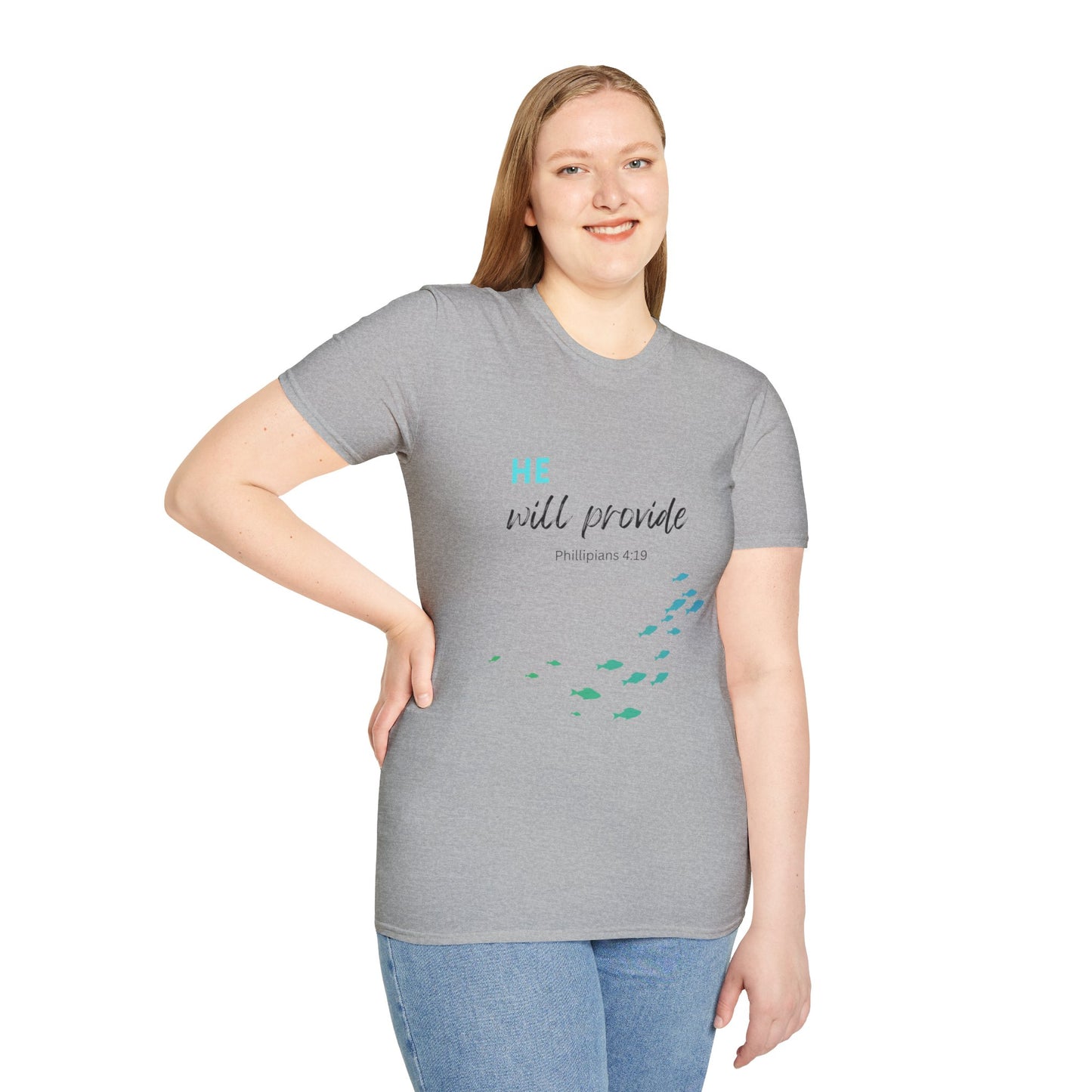 HE Will Provide- Unisex Softstyle T-Shirt