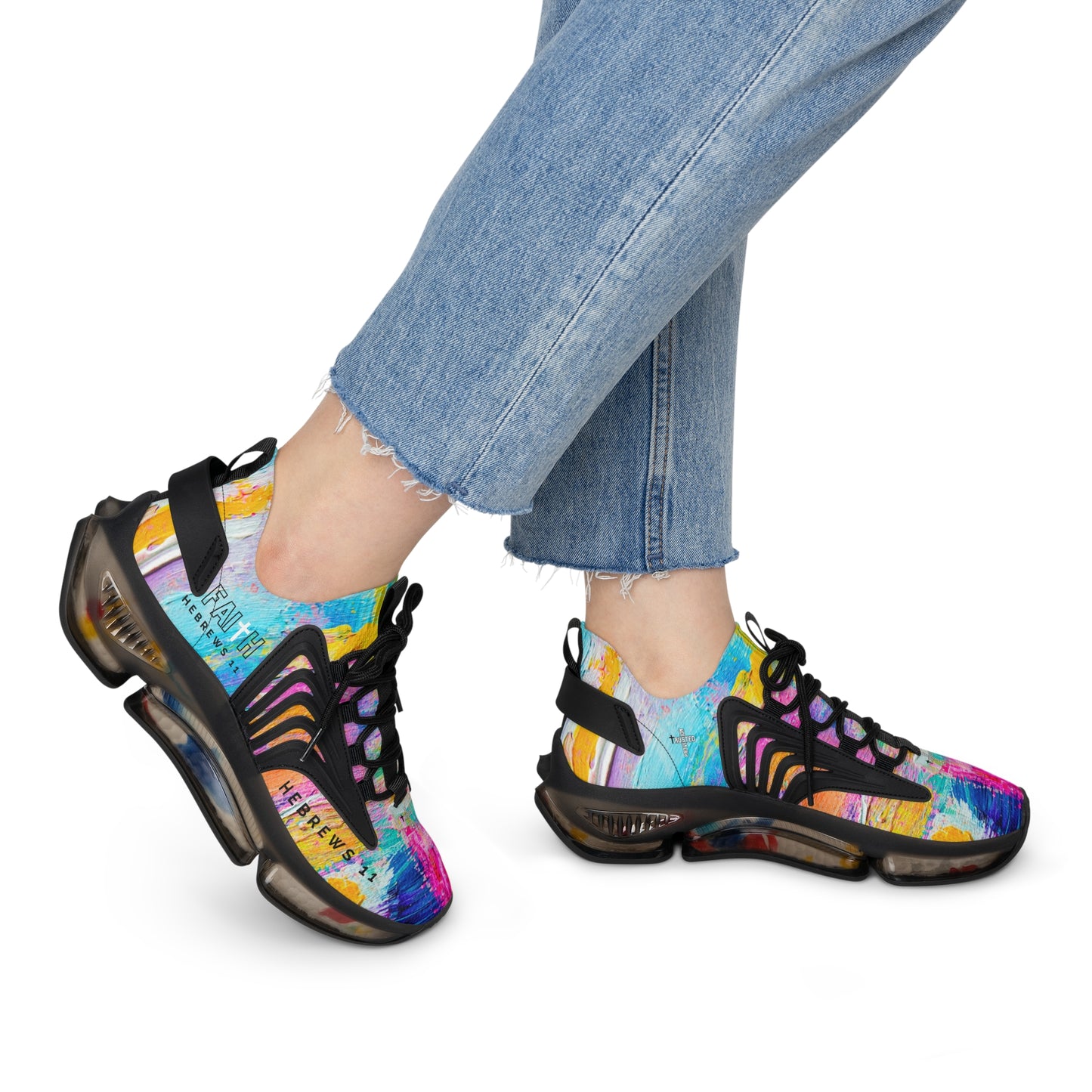 FAITH/Hebrews 11- Women's Sneakers (abstract)