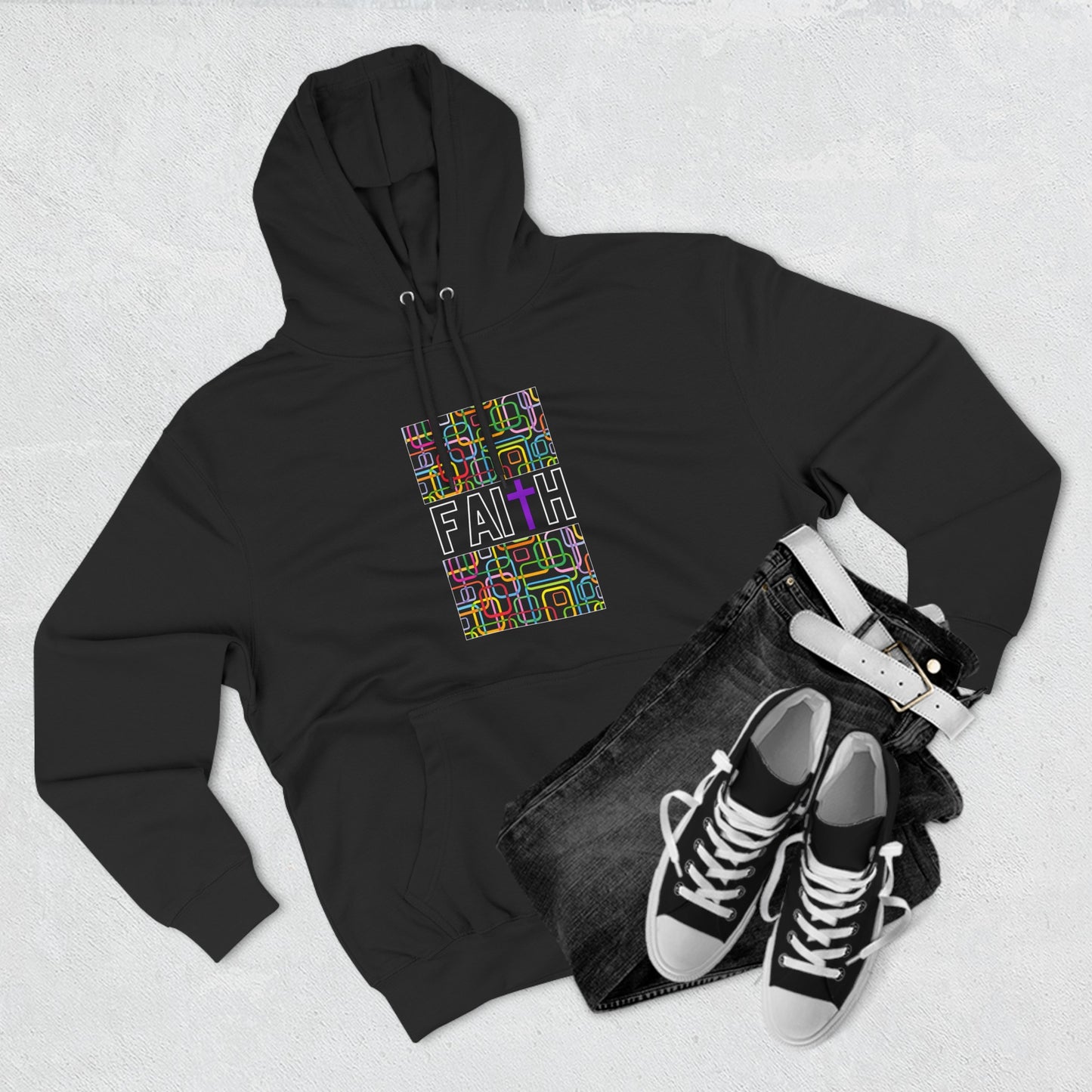 FAITH/Hebrews 11- Unisex Premium Pullover Hoodie (colorful)