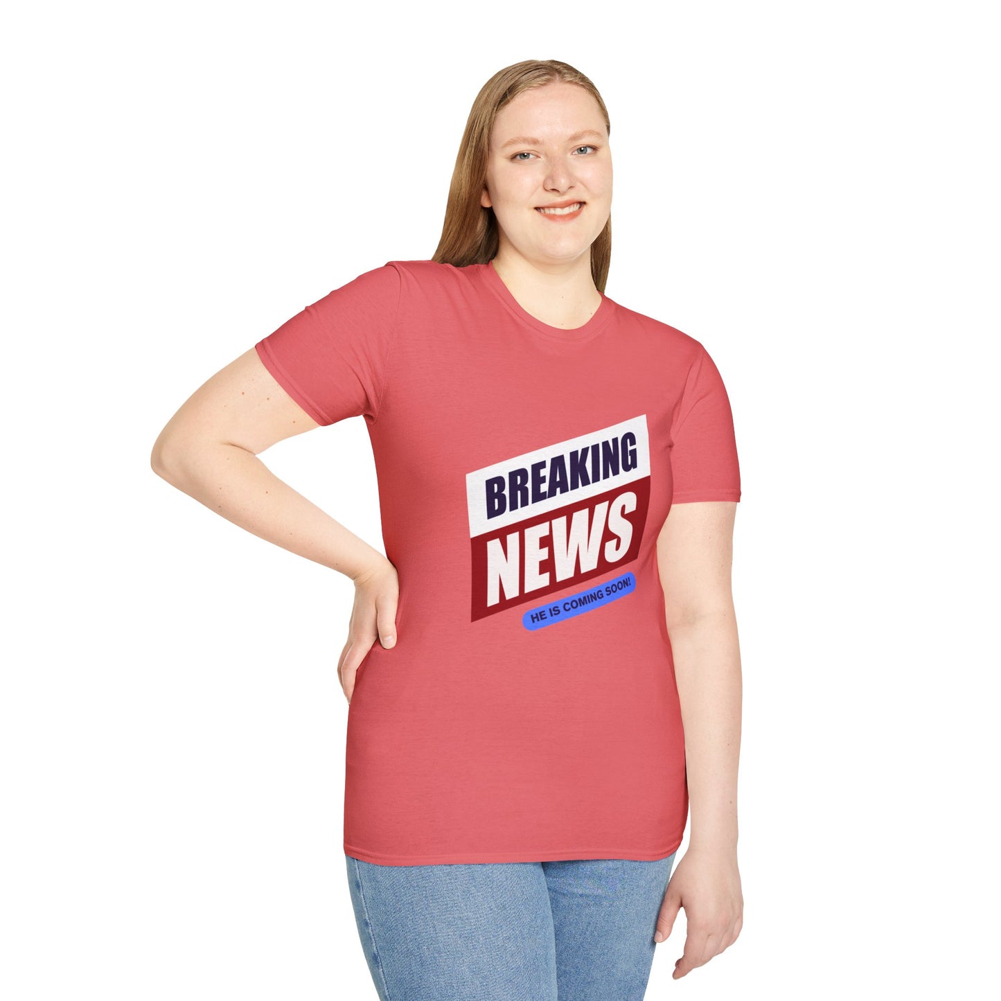 Breaking News- Unisex Softstyle T-Shirt