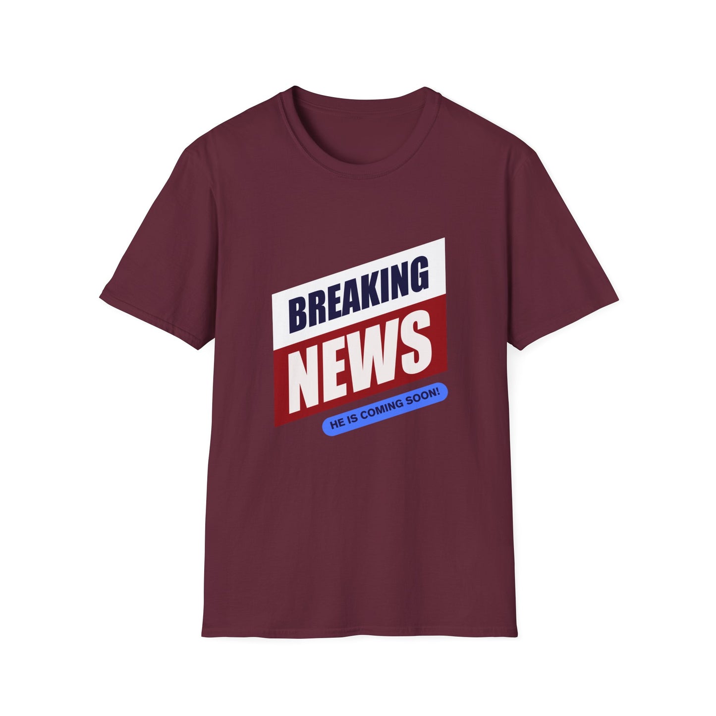 Breaking News- Unisex Softstyle T-Shirt