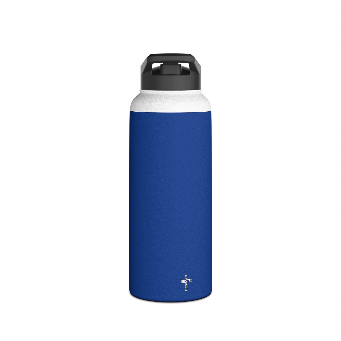 FAITH/Hebrews 11- Stainless Steel Bottle (dark blue/zebra)