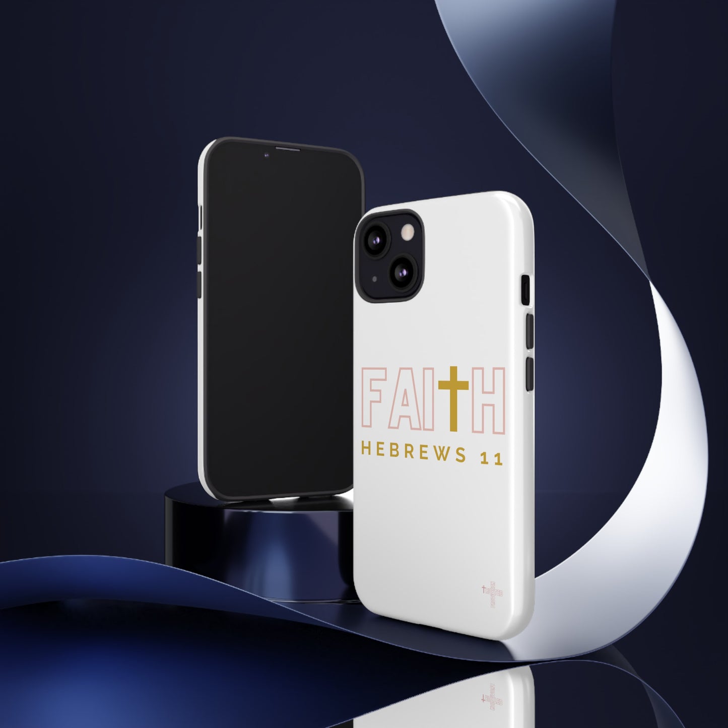 FAITH/Hebrews 11- Tough Case (white/rose/gold)