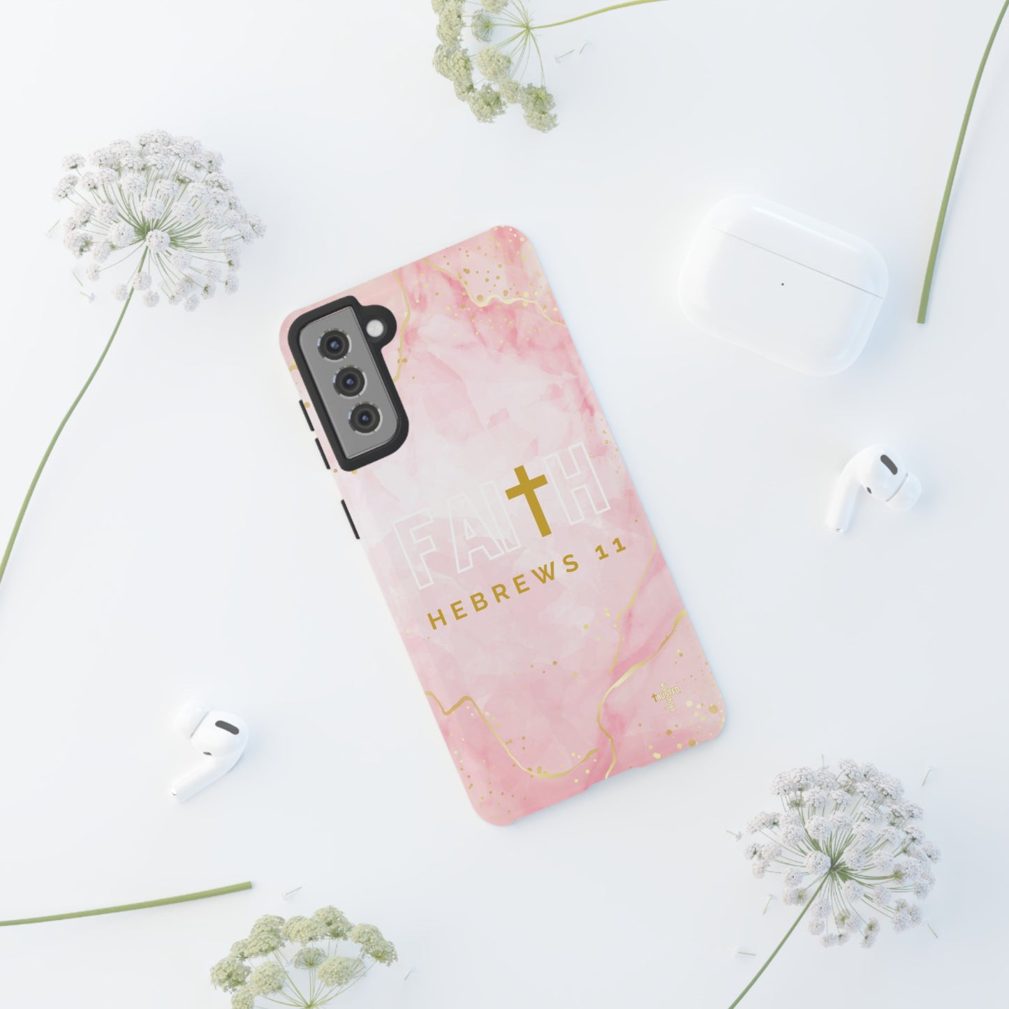 FAITH/Hebrews 11- Tough Case (pink galaxy)