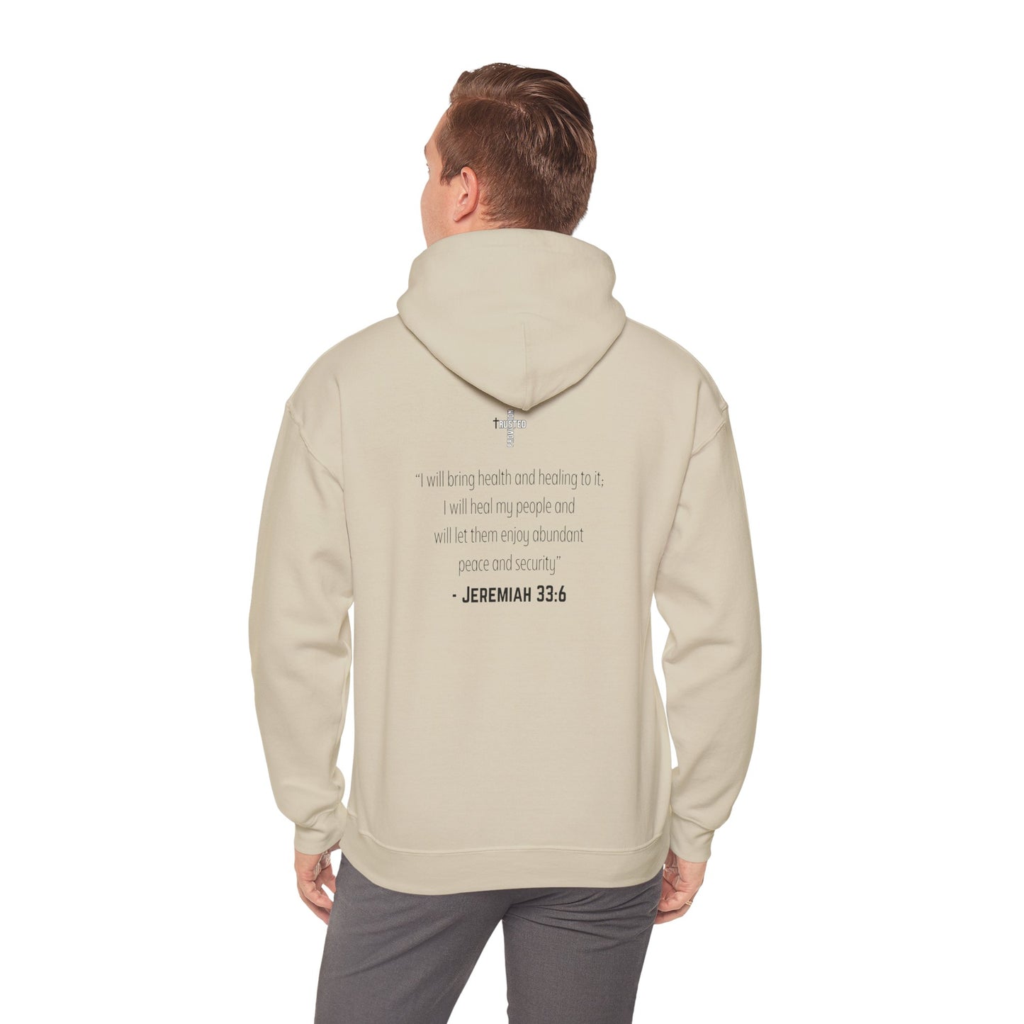 I am living proof...Jesus Heals- Unisex Hoodie