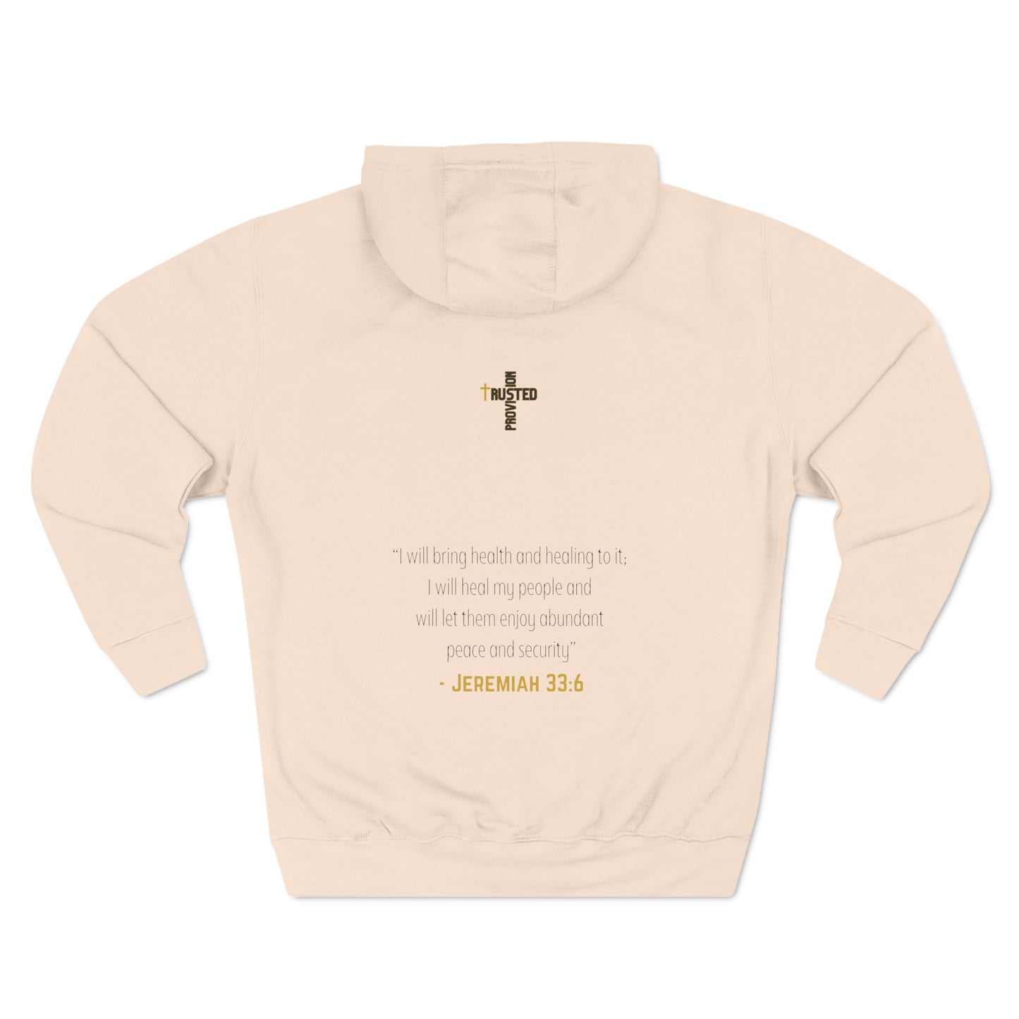 I'm living proof...Jesus Heals- Unisex Pullover Hoodie (Gold Edition)