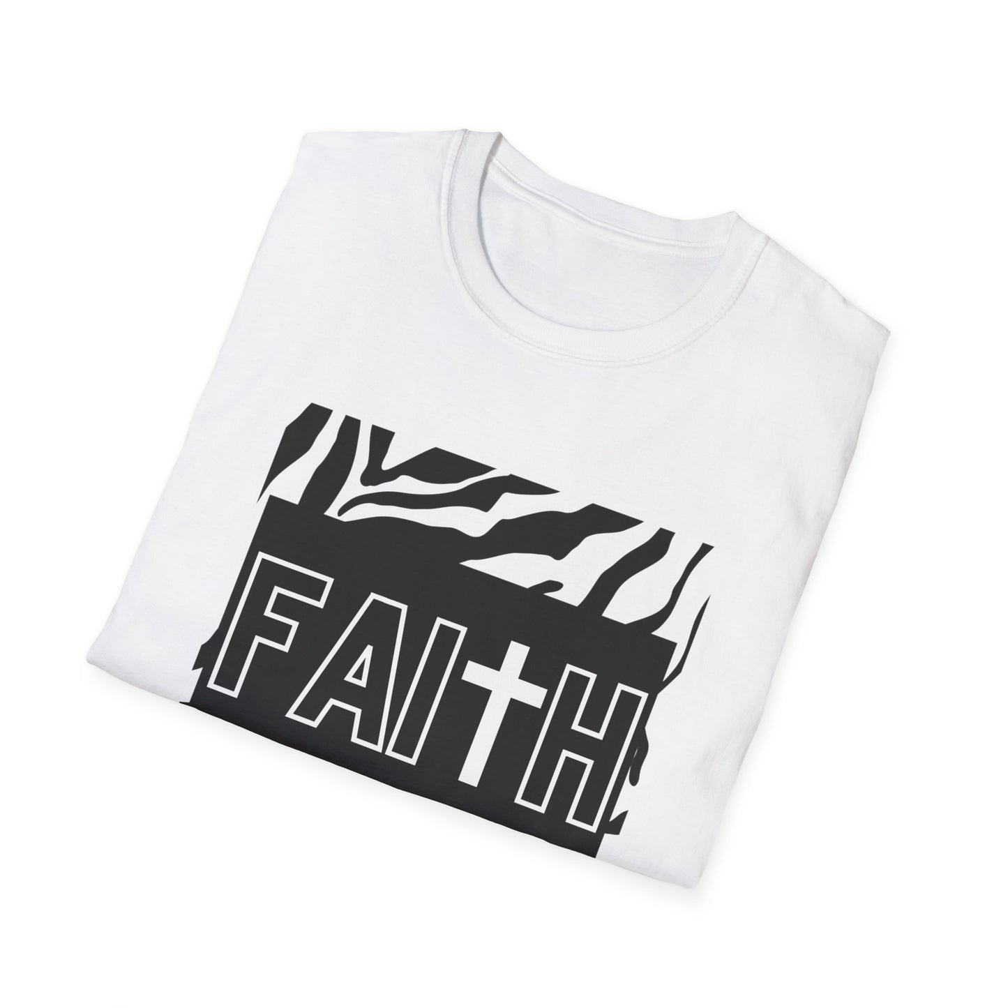 FAITH/Hebrews 11- Unisex Softstyle T-Shirt (zebra)