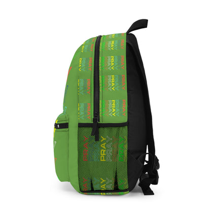 Pray, Pray, Pray - Backpack (green)