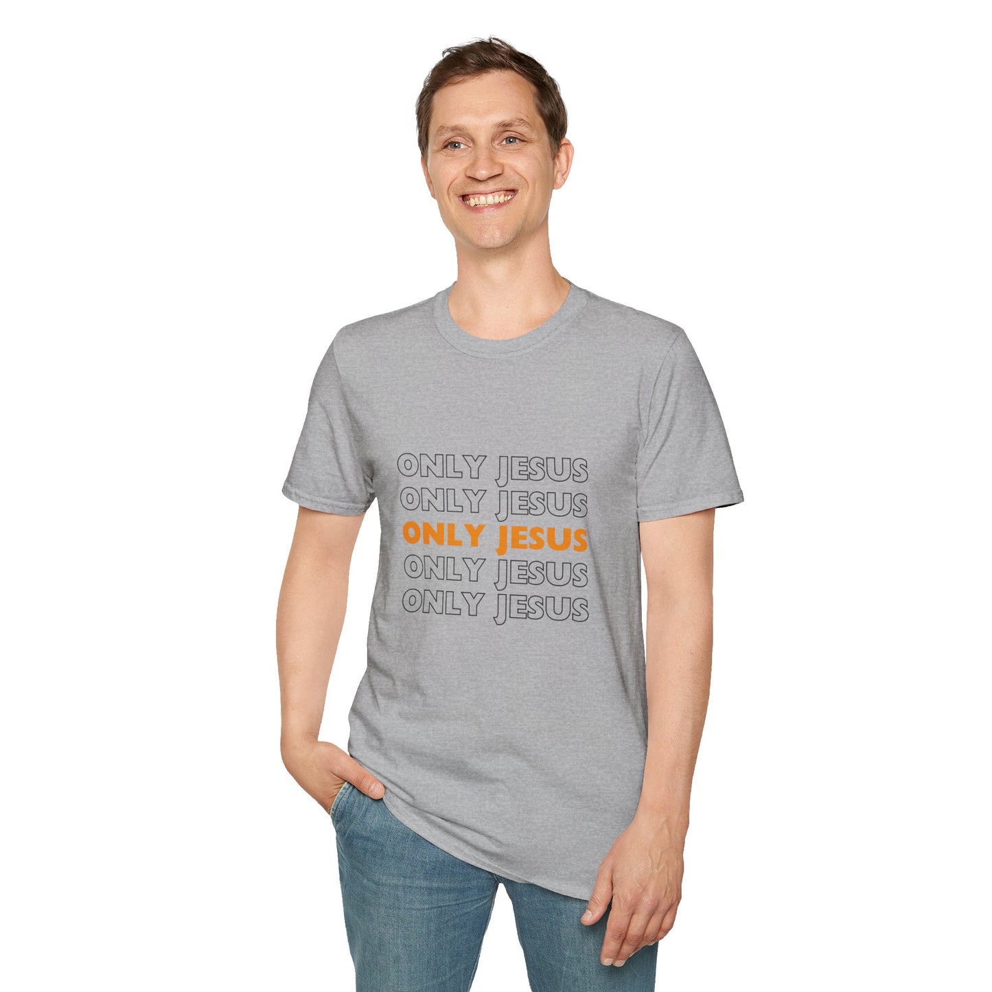 Only Jesus- Unisex Softstyle T-Shirt