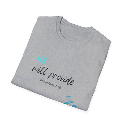 HE Will Provide- Unisex Softstyle T-Shirt