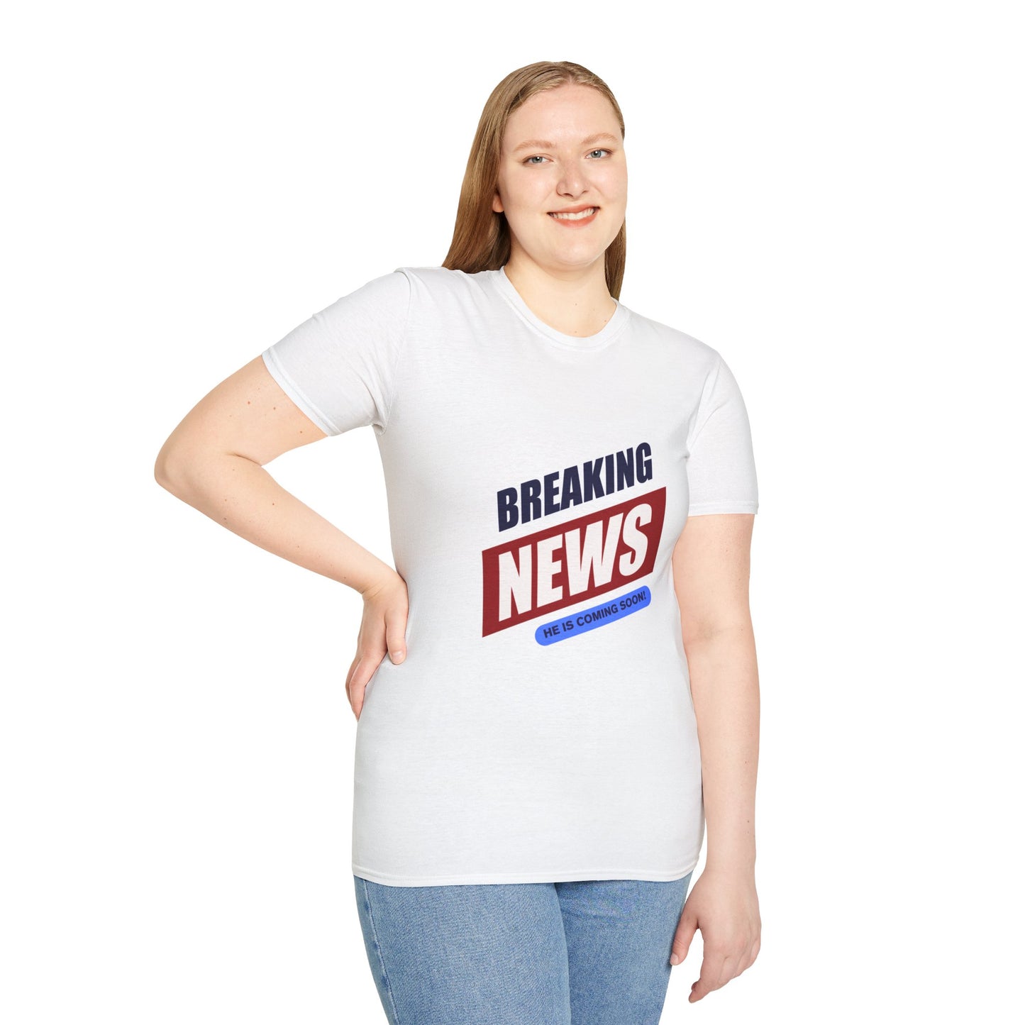 Breaking News- Unisex Softstyle T-Shirt