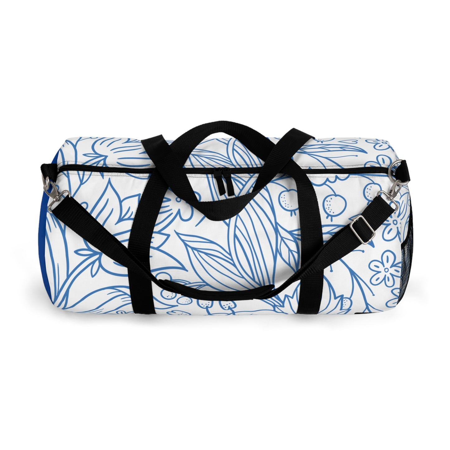 Work in Progress... - Duffel Bag (blue lillies)