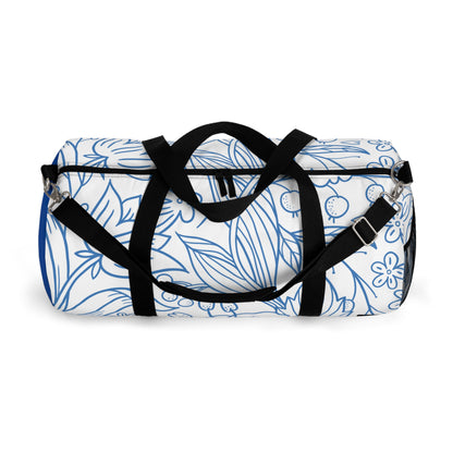 Work in Progress... - Duffel Bag (blue lillies)