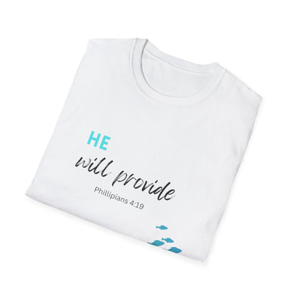 HE Will Provide- Unisex Softstyle T-Shirt