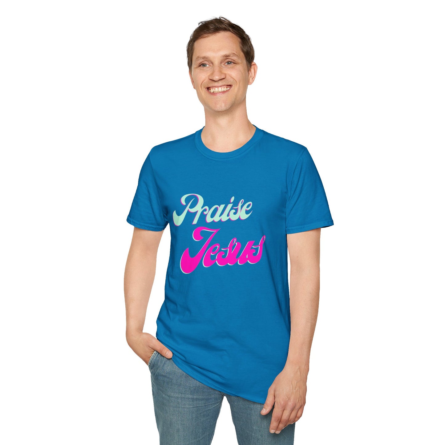 Praise Jesus- Unisex Softstyle t-shirt