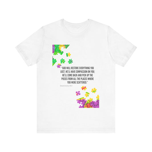 Restored Puzzle- Unisex Jersey Short Sleeve