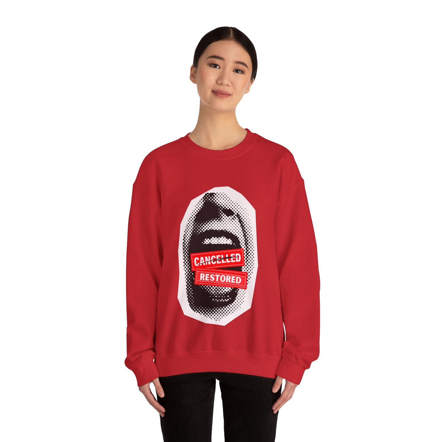 Screaming: Cancelled/Restored- Unisex Crewneck Sweatshirt