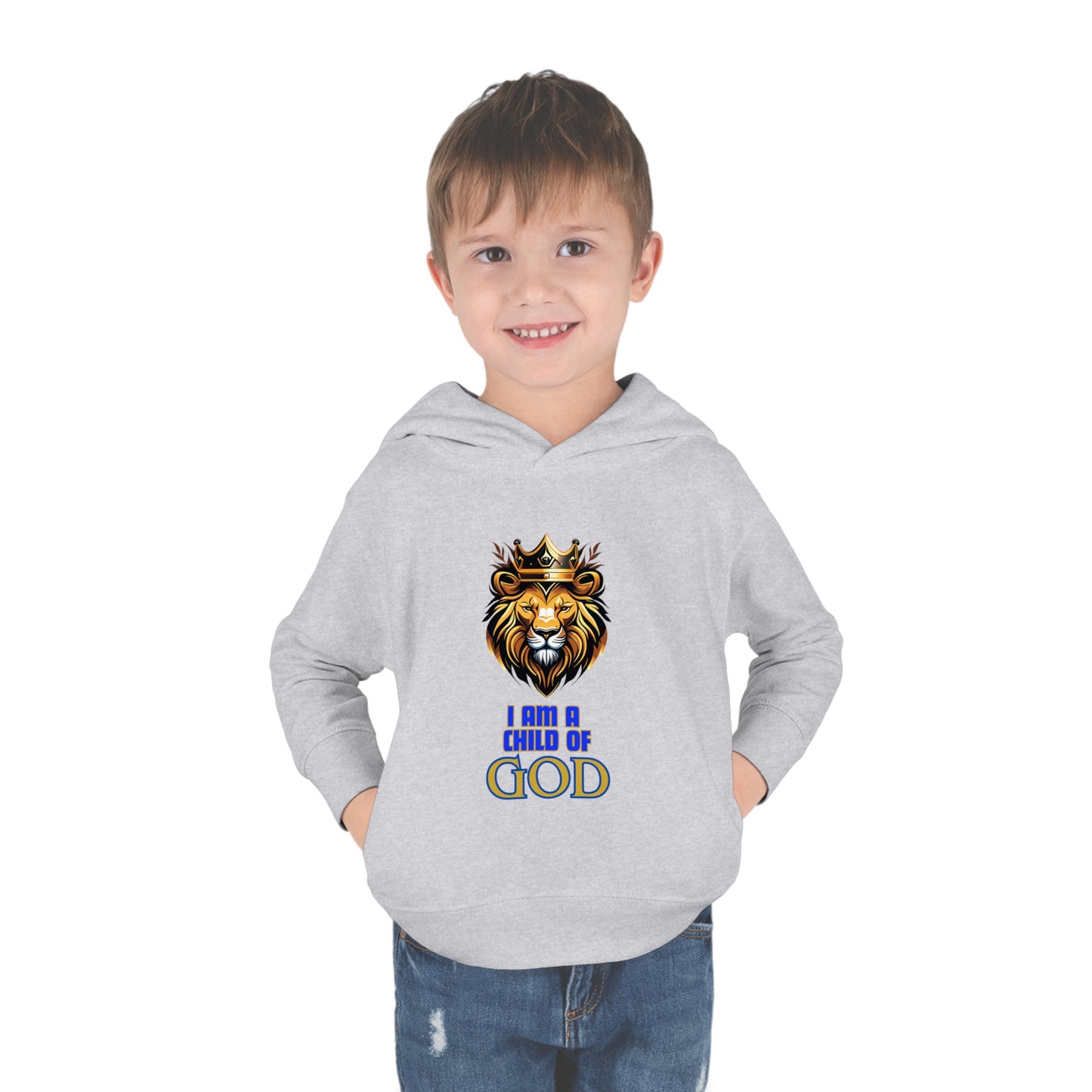 I am a child of God- Toddler Pullover Hoodie